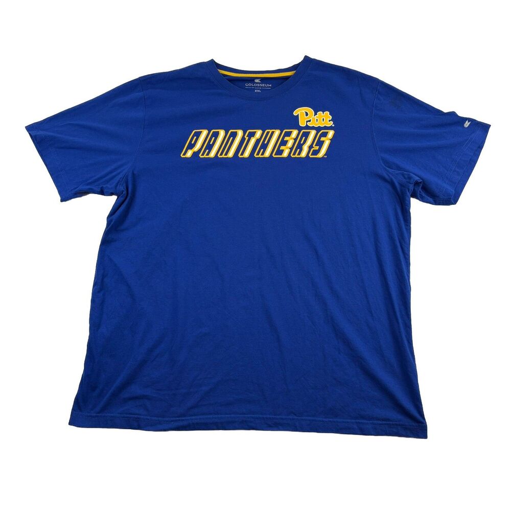Pitt Panthers XXL Mens T Shirt Blue Short Sleeve Colosseum